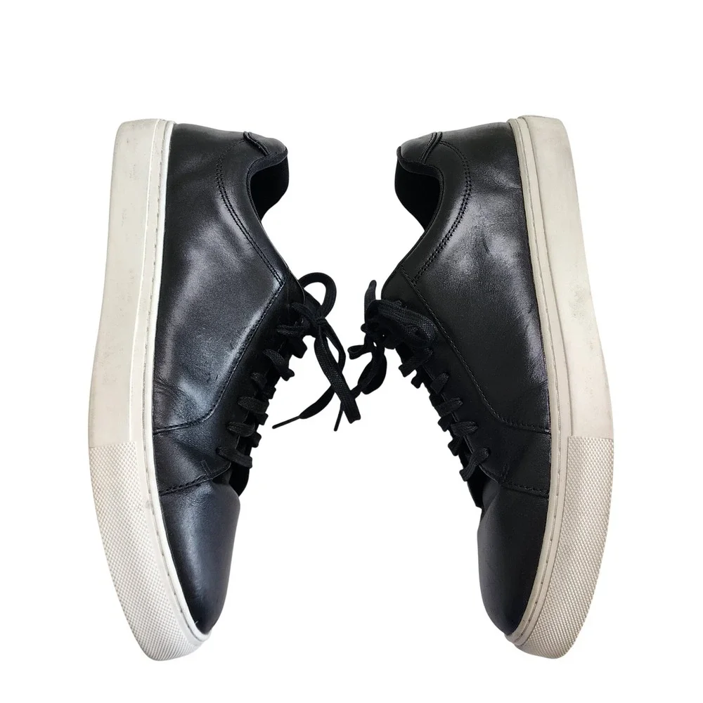 Cole Haan Mens Grand Series Jensen Sneaker Size 12 Black Leather Low Top Lace Up